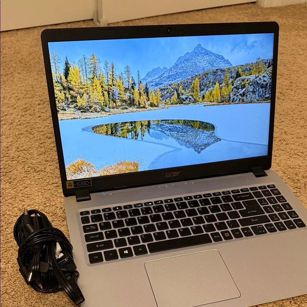 Acer Gray Laptop with Charger
